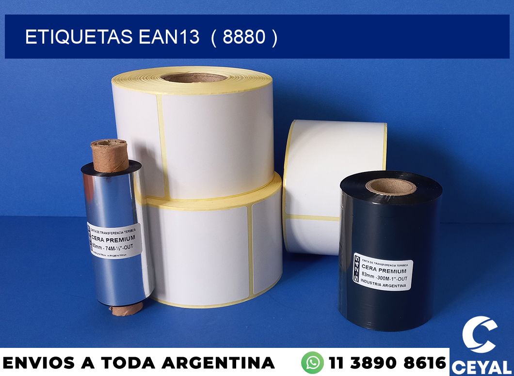 ETIQUETAS EAN13  ( 8880 )