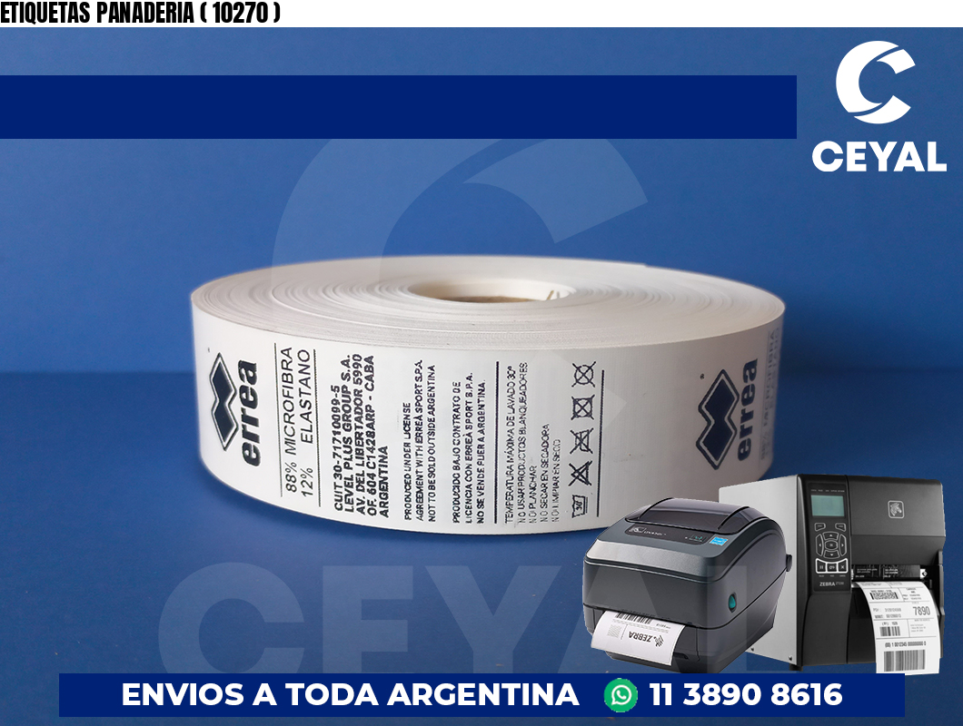 ETIQUETAS PANADERIA ( 10270 )