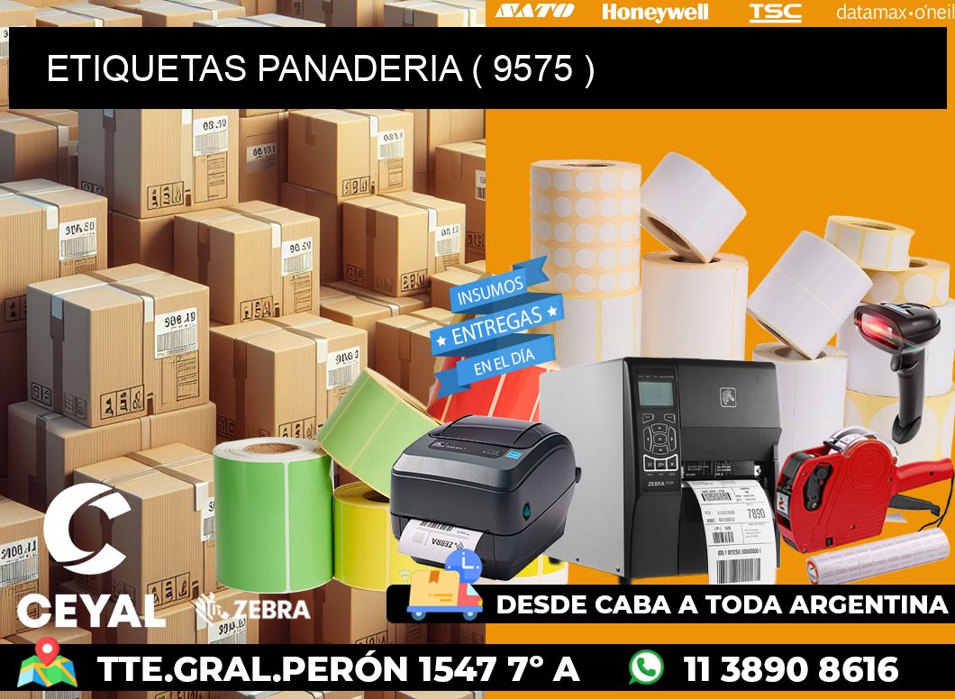 ETIQUETAS PANADERIA ( 9575 )