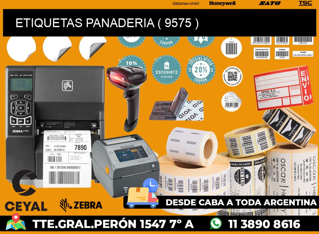 ETIQUETAS PANADERIA ( 9575 )