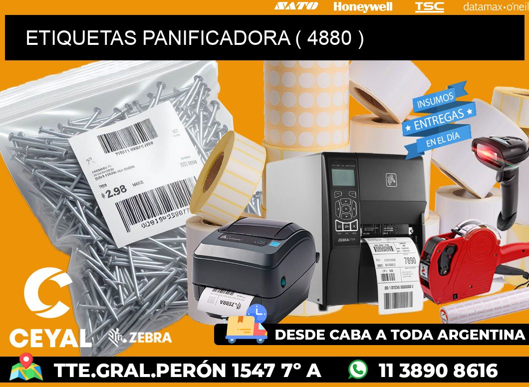 ETIQUETAS PANIFICADORA ( 4880 )