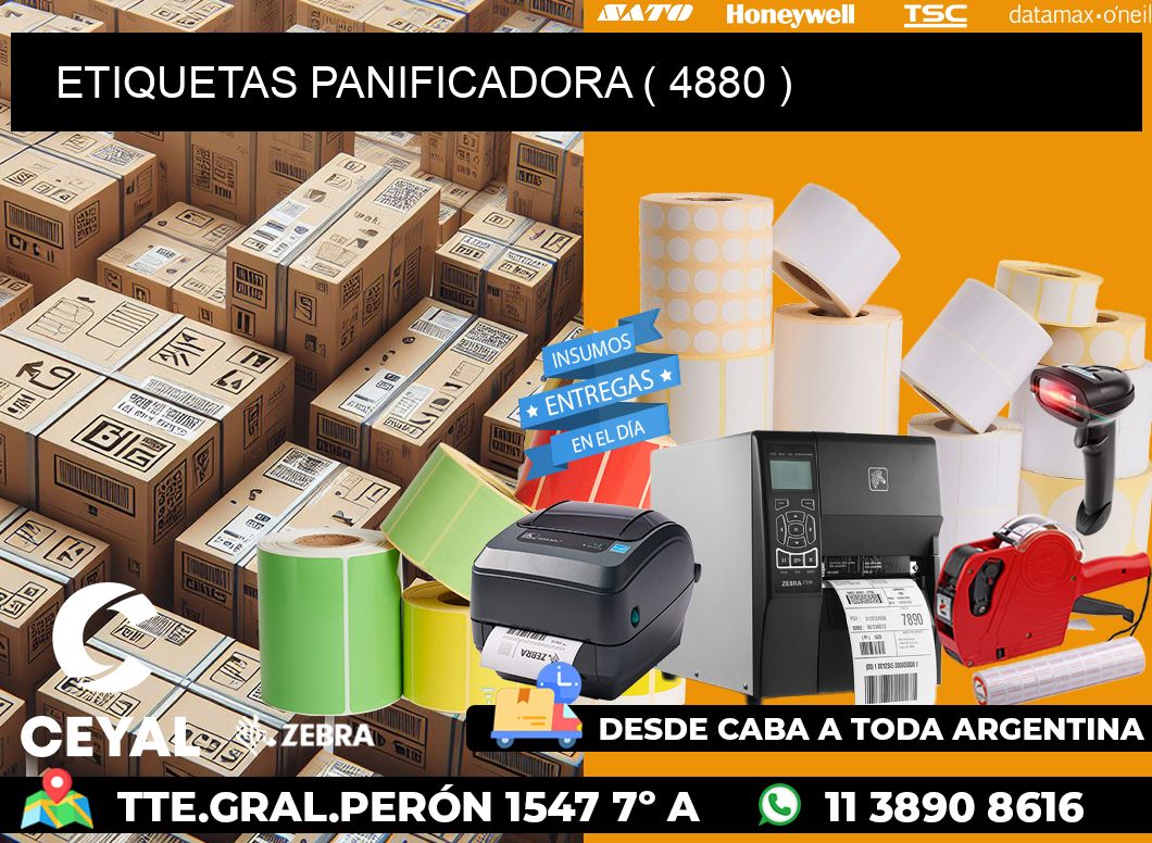 ETIQUETAS PANIFICADORA ( 4880 )