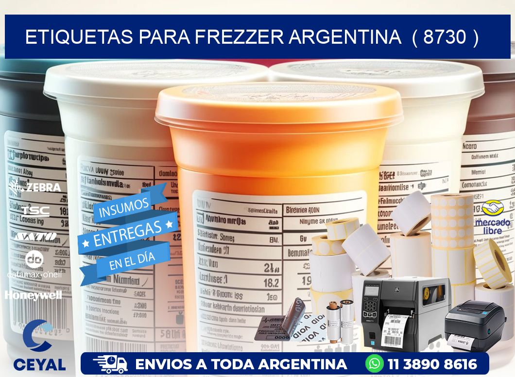 ETIQUETAS PARA FREZZER ARGENTINA  ( 8730 )