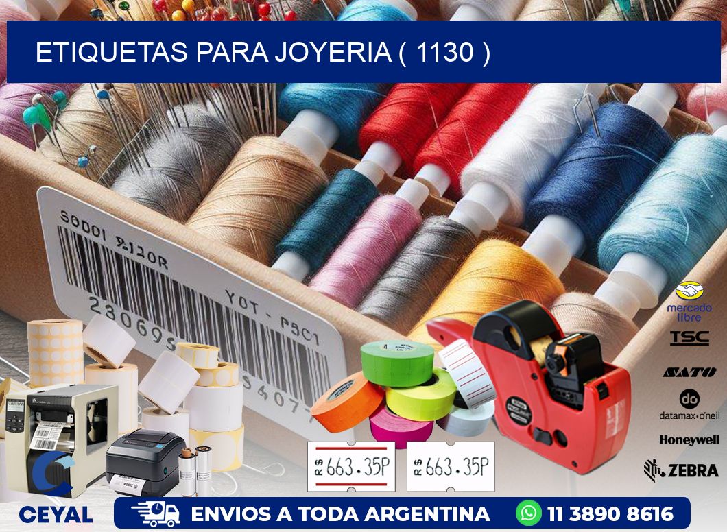 ETIQUETAS PARA JOYERIA ( 1130 )