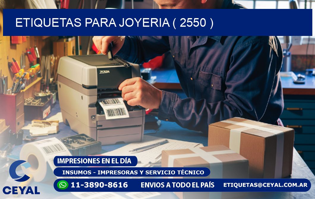 ETIQUETAS PARA JOYERIA ( 2550 )