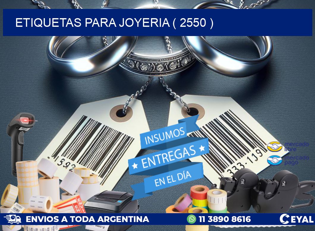 ETIQUETAS PARA JOYERIA ( 2550 )