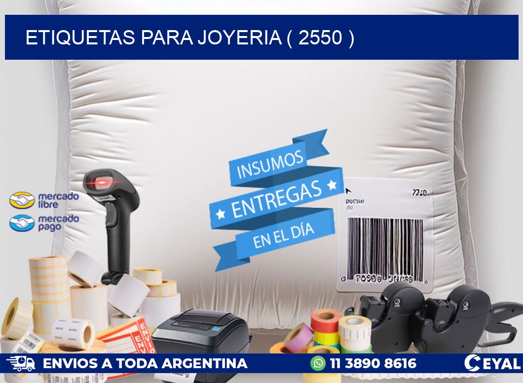 ETIQUETAS PARA JOYERIA ( 2550 )