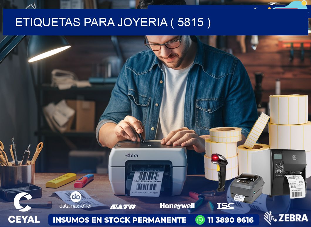 ETIQUETAS PARA JOYERIA ( 5815 )