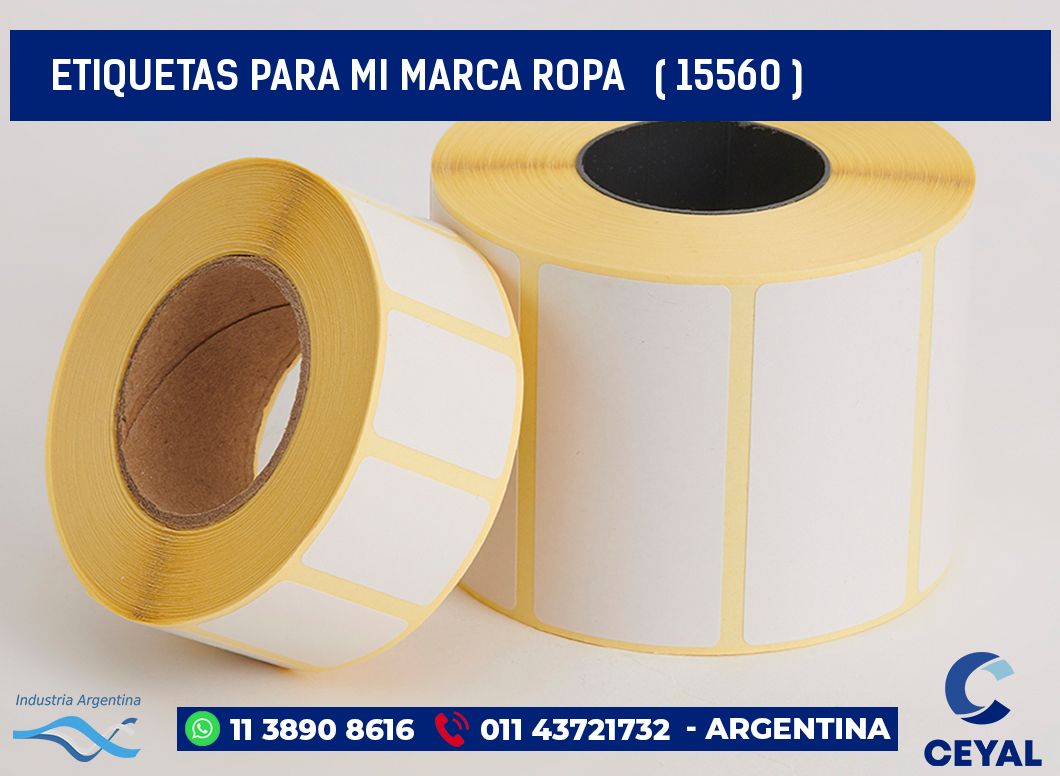 ETIQUETAS PARA MI MARCA ROPA   ( 15560 )