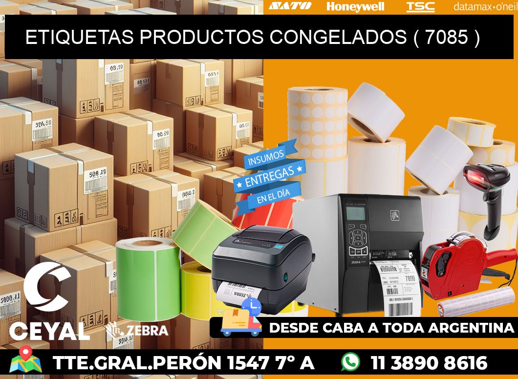 ETIQUETAS PRODUCTOS CONGELADOS ( 7085 )