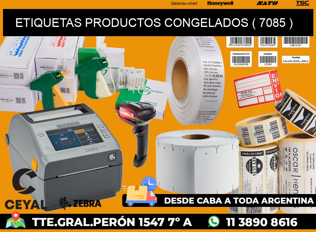 ETIQUETAS PRODUCTOS CONGELADOS ( 7085 )