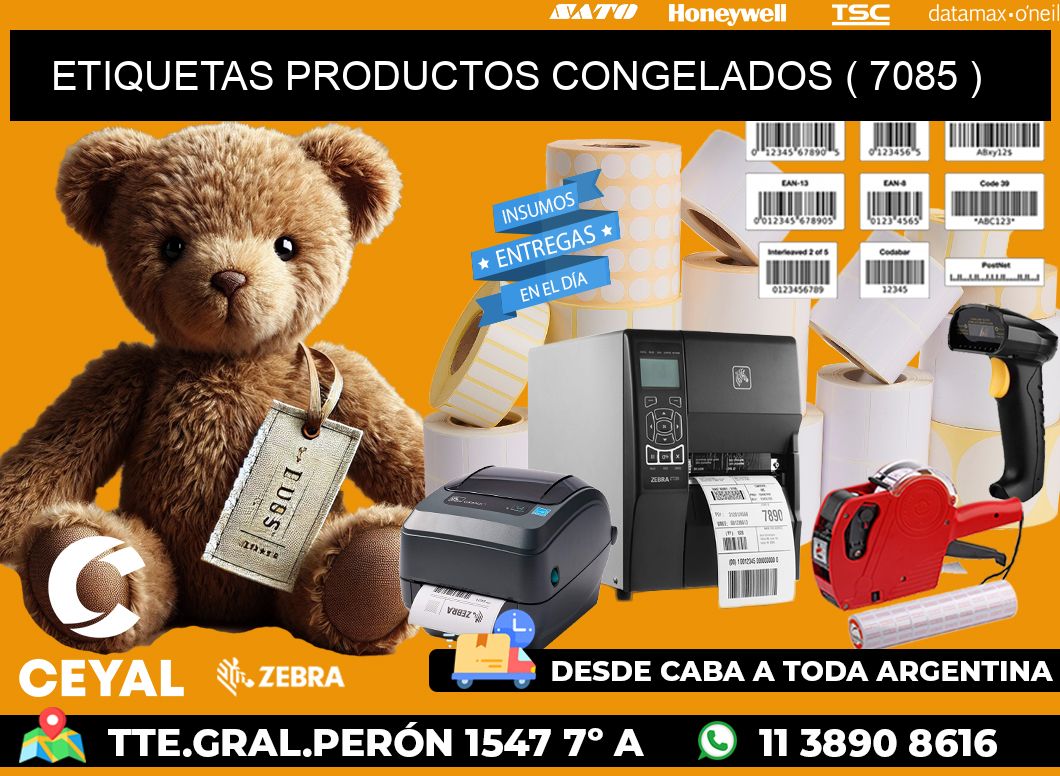 ETIQUETAS PRODUCTOS CONGELADOS ( 7085 )