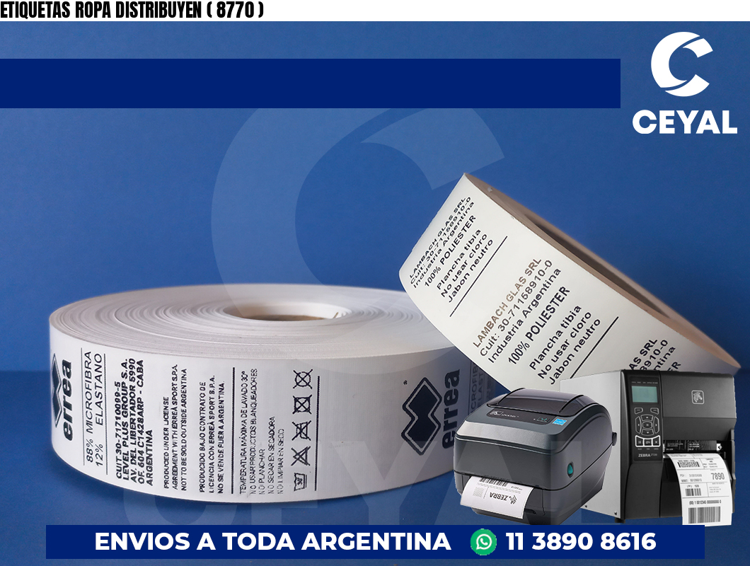 ETIQUETAS ROPA DISTRIBUYEN ( 8770 )