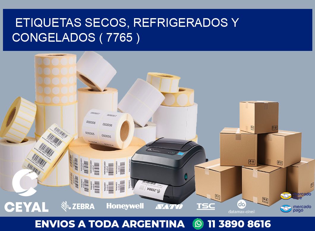 ETIQUETAS SECOS, REFRIGERADOS Y CONGELADOS ( 7765 )