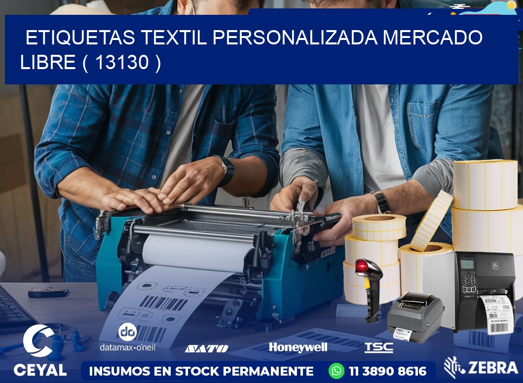 ETIQUETAS TEXTIL PERSONALIZADA MERCADO LIBRE ( 13130 )
