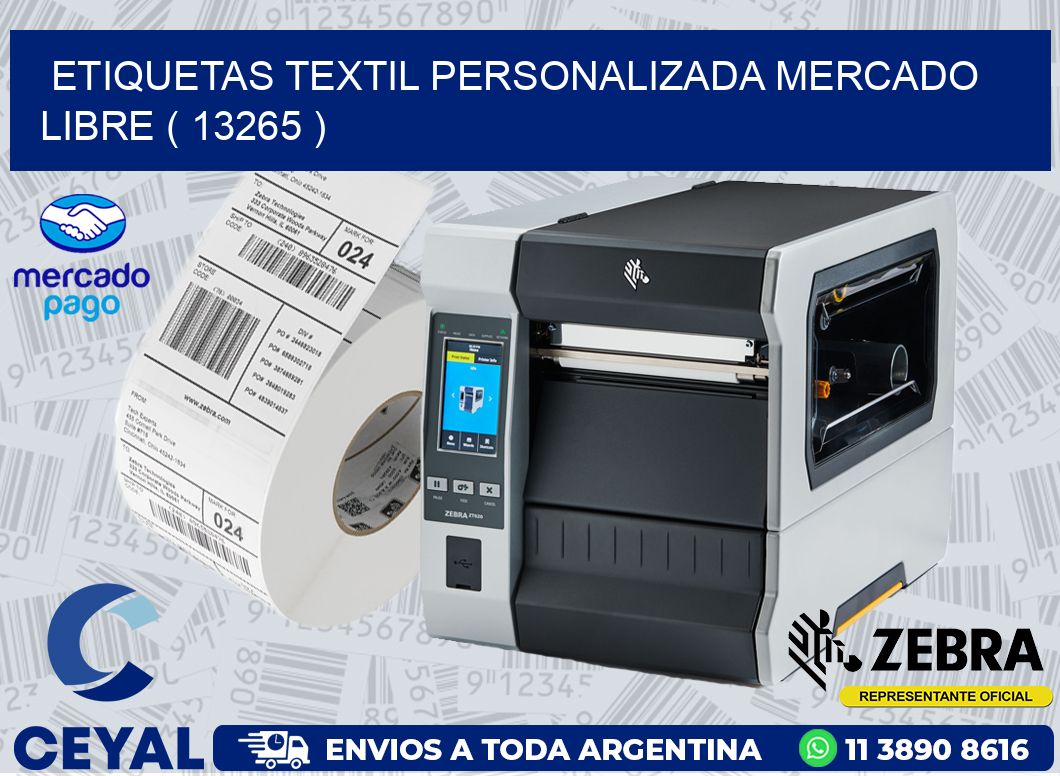 ETIQUETAS TEXTIL PERSONALIZADA MERCADO LIBRE ( 13265 )
