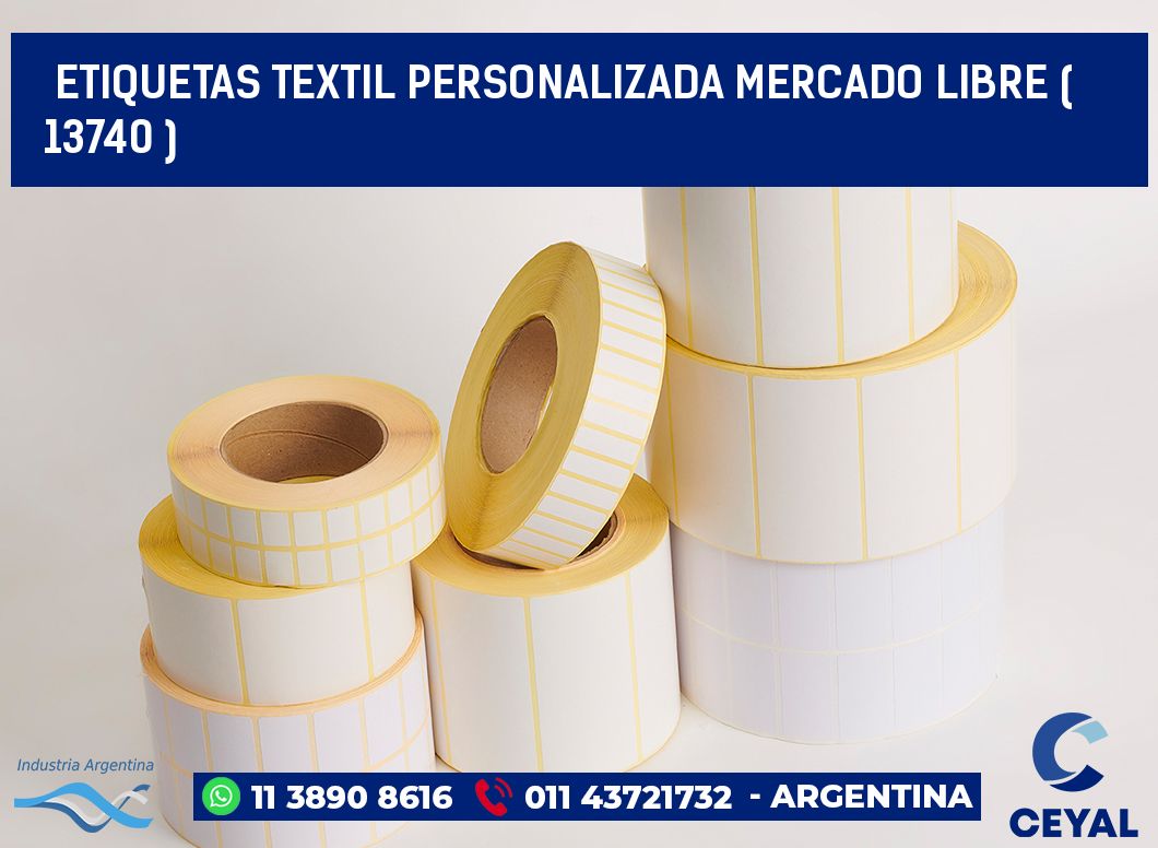ETIQUETAS TEXTIL PERSONALIZADA MERCADO LIBRE ( 13740 )