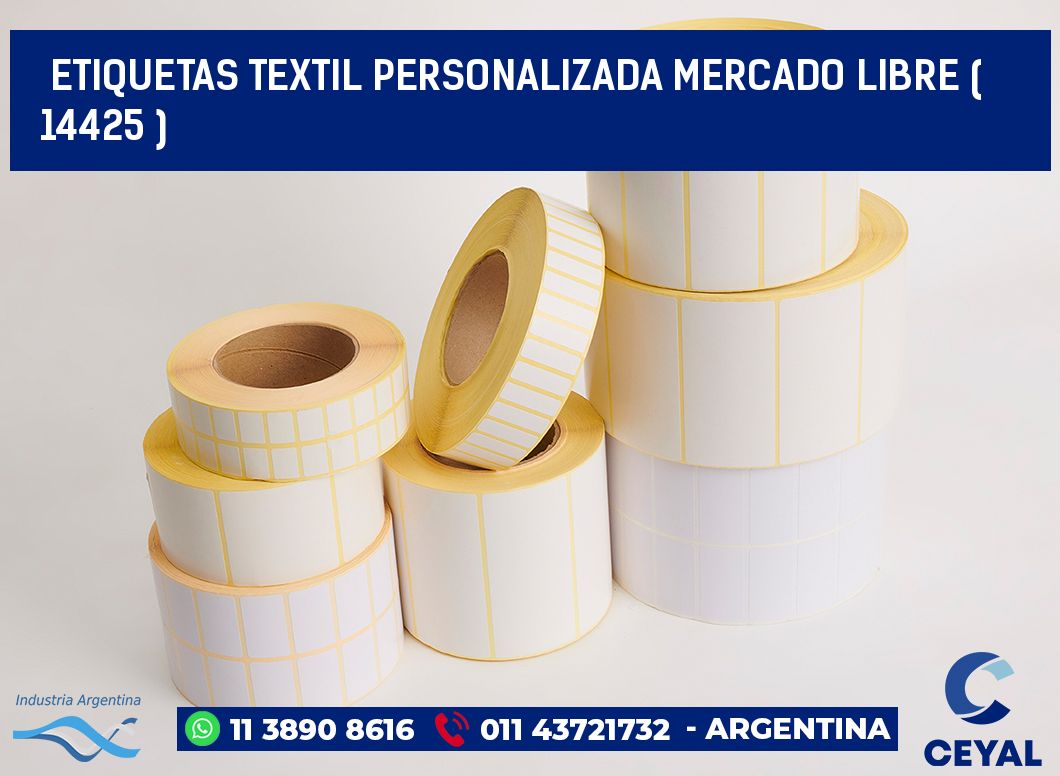 ETIQUETAS TEXTIL PERSONALIZADA MERCADO LIBRE ( 14425 )