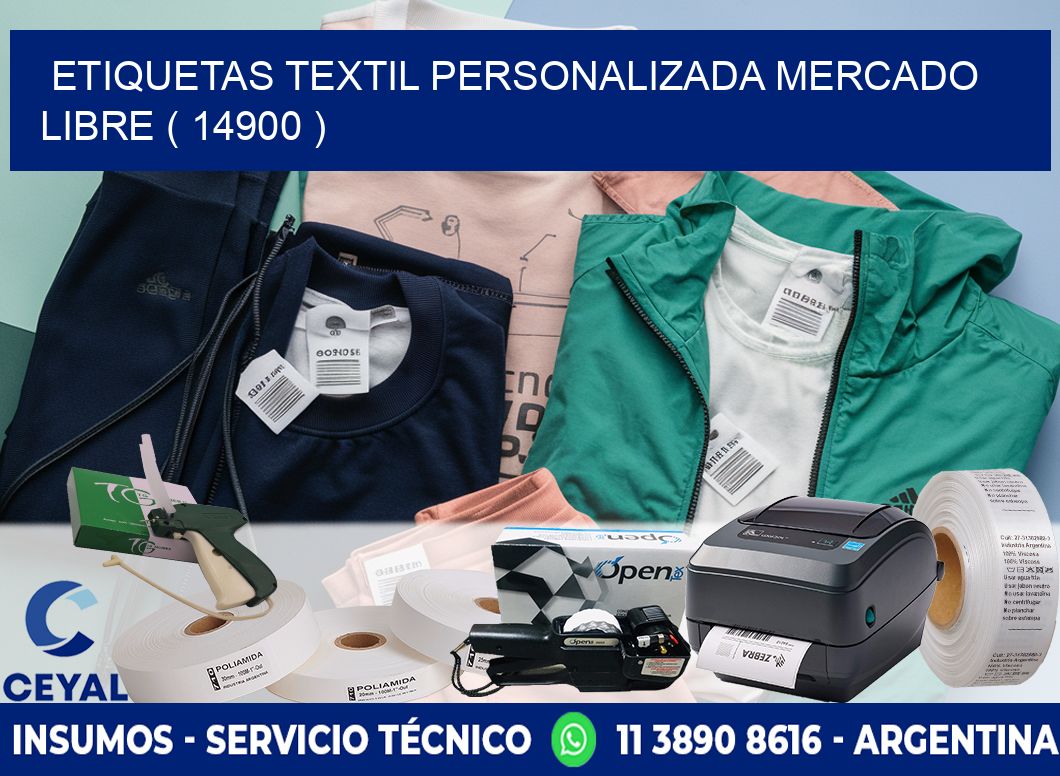 ETIQUETAS TEXTIL PERSONALIZADA MERCADO LIBRE ( 14900 )