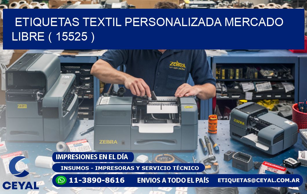 ETIQUETAS TEXTIL PERSONALIZADA MERCADO LIBRE ( 15525 )
