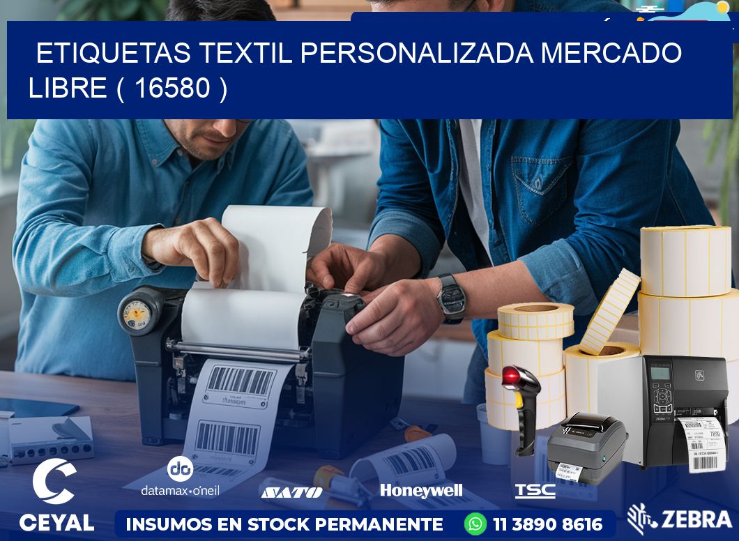 ETIQUETAS TEXTIL PERSONALIZADA MERCADO LIBRE ( 16580 )