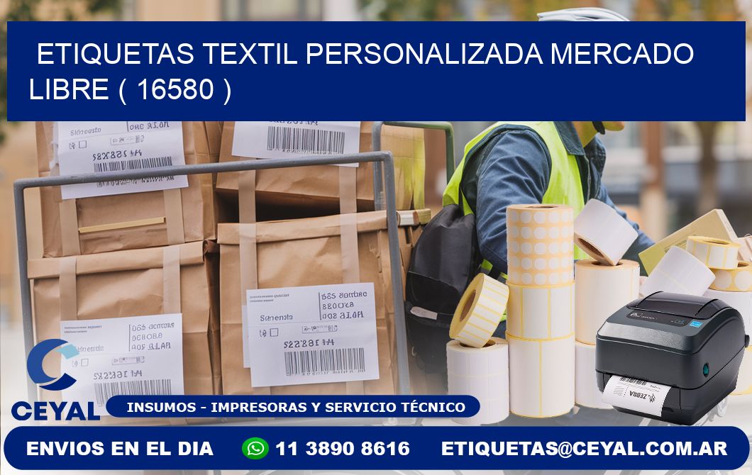 ETIQUETAS TEXTIL PERSONALIZADA MERCADO LIBRE ( 16580 )