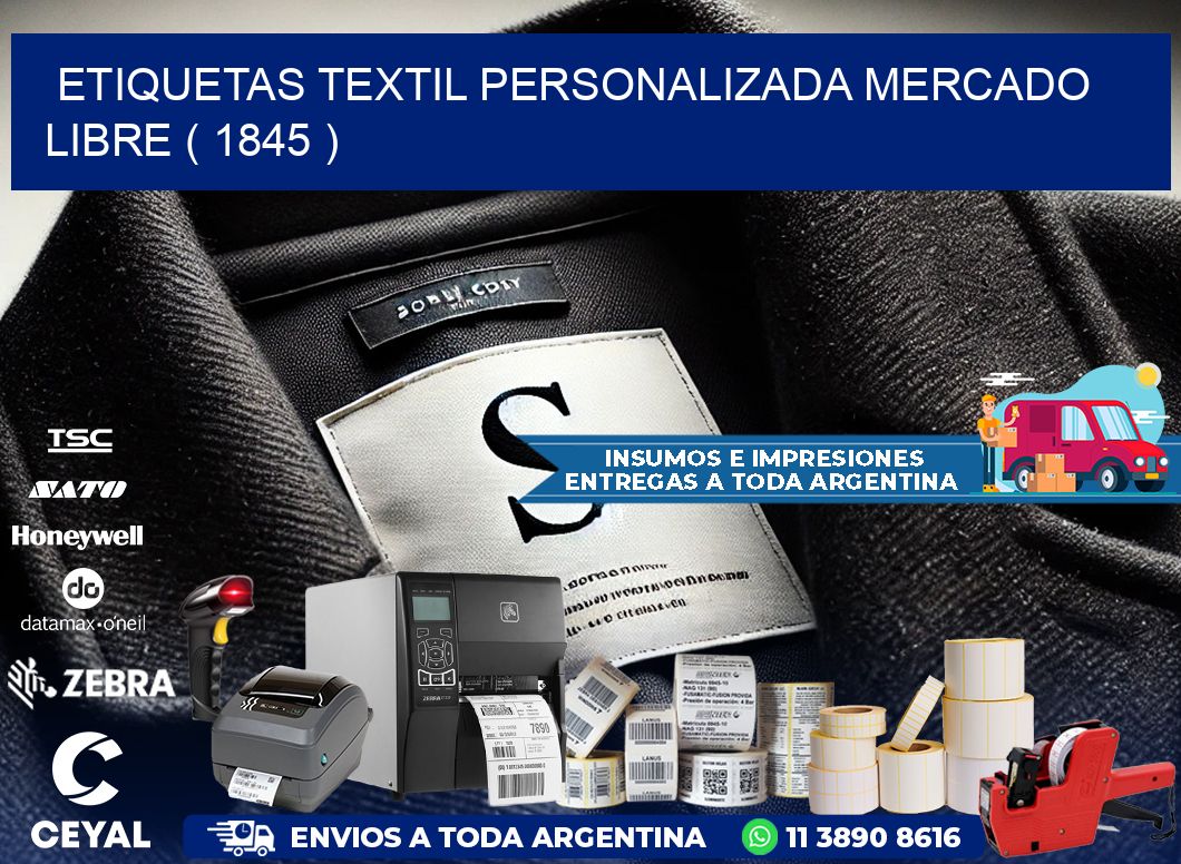 ETIQUETAS TEXTIL PERSONALIZADA MERCADO LIBRE ( 1845 )