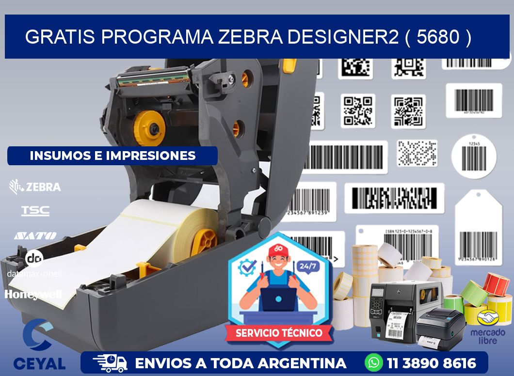GRATIS PROGRAMA ZEBRA DESIGNER2 ( 5680 )
