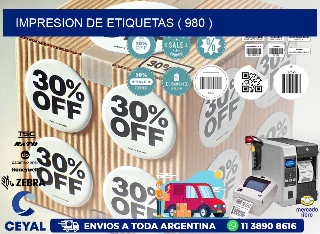 IMPRESION DE ETIQUETAS ( 980 )