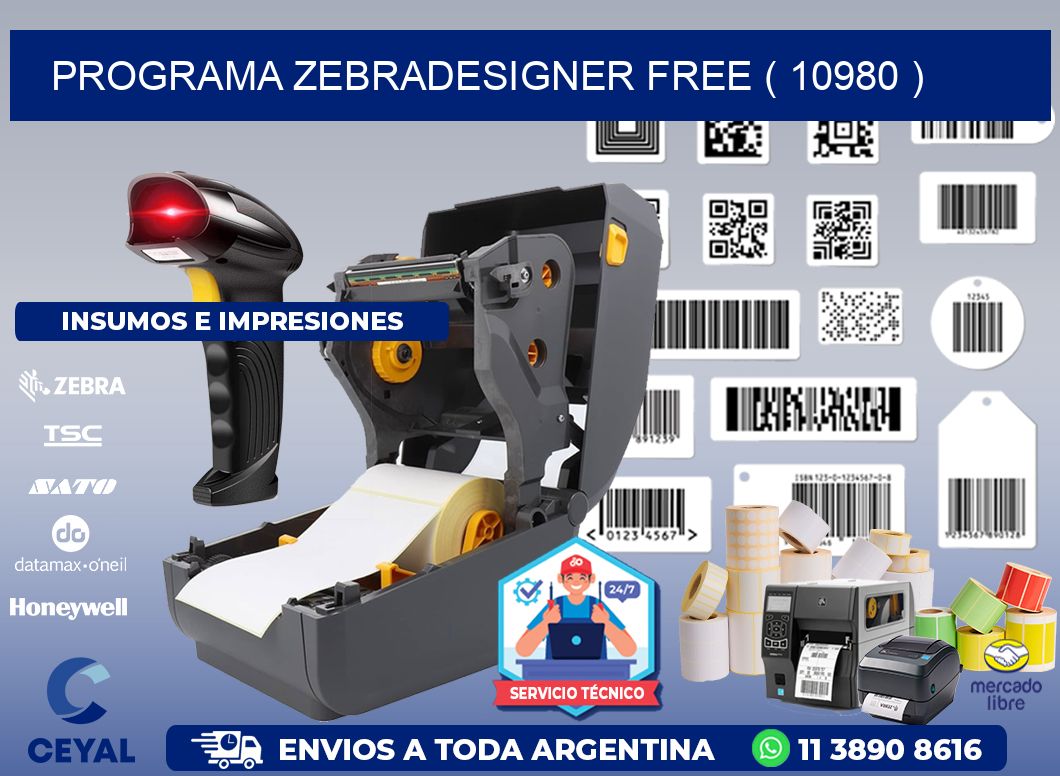 PROGRAMA ZEBRADESIGNER FREE ( 10980 )
