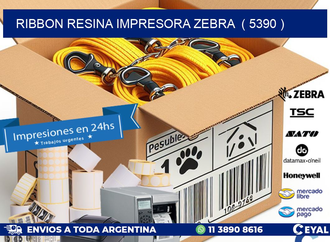 RIBBON RESINA IMPRESORA ZEBRA  ( 5390 )