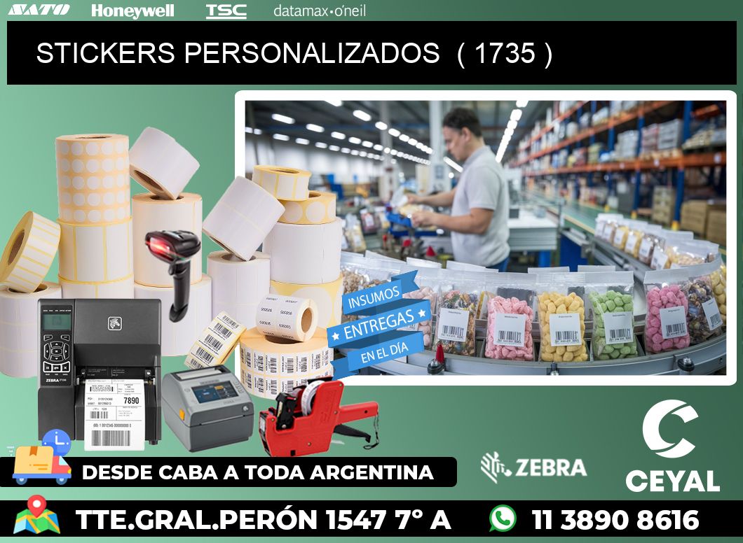 STICKERS PERSONALIZADOS  ( 1735 )