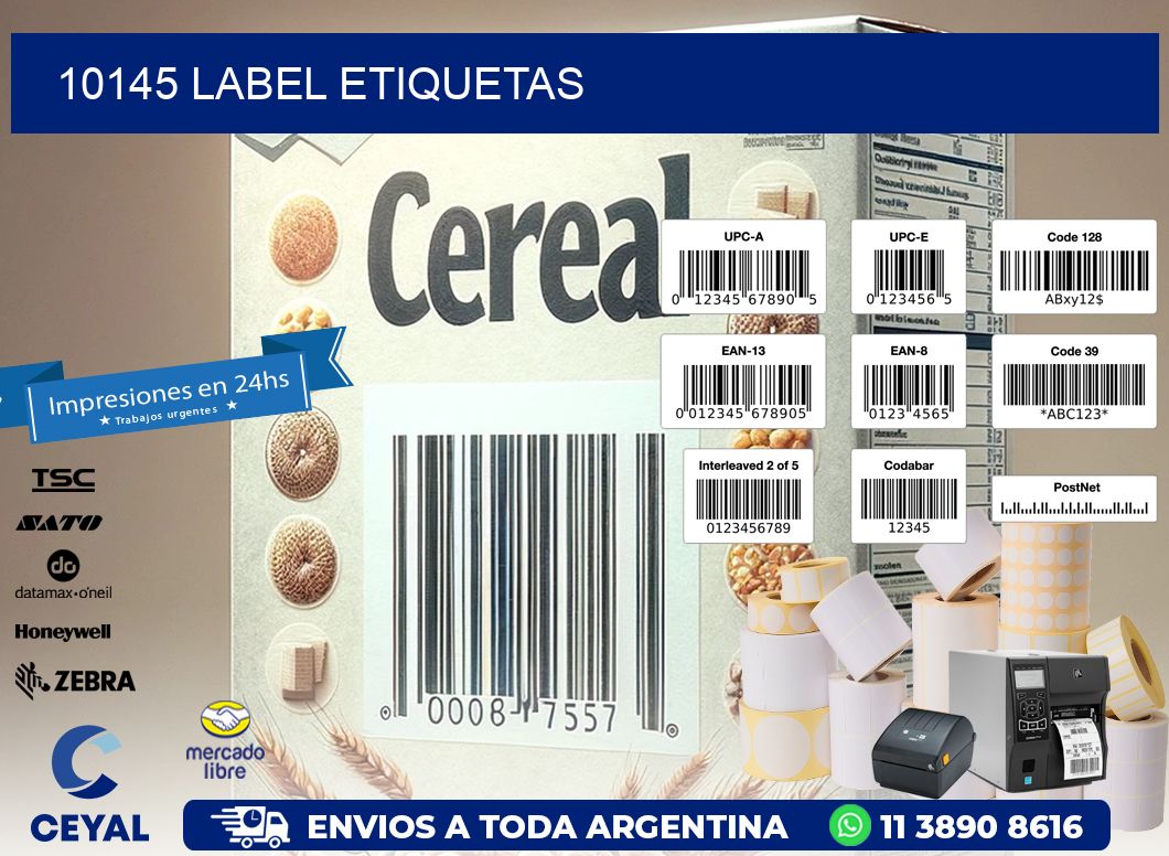 10145 LABEL ETIQUETAS