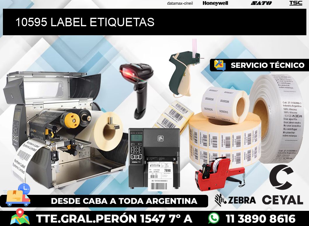 10595 LABEL ETIQUETAS