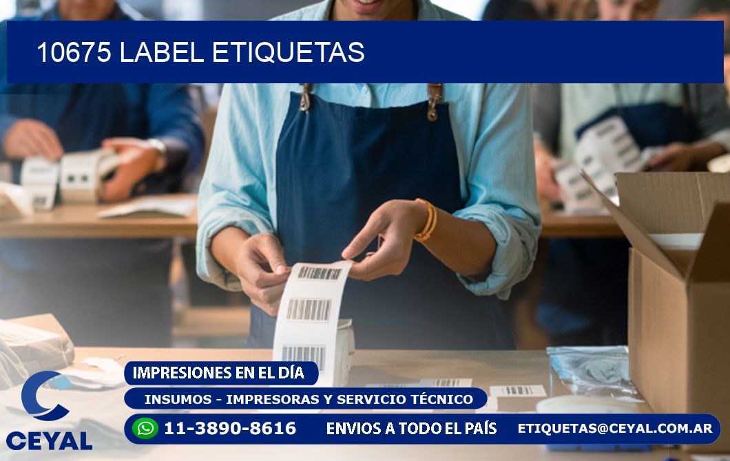 10675 LABEL ETIQUETAS