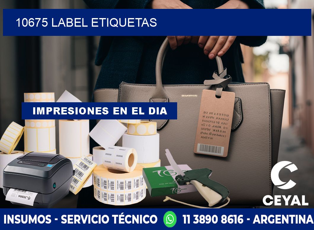 10675 LABEL ETIQUETAS