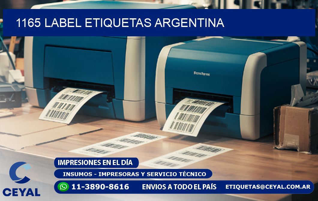1165 LABEL ETIQUETAS ARGENTINA