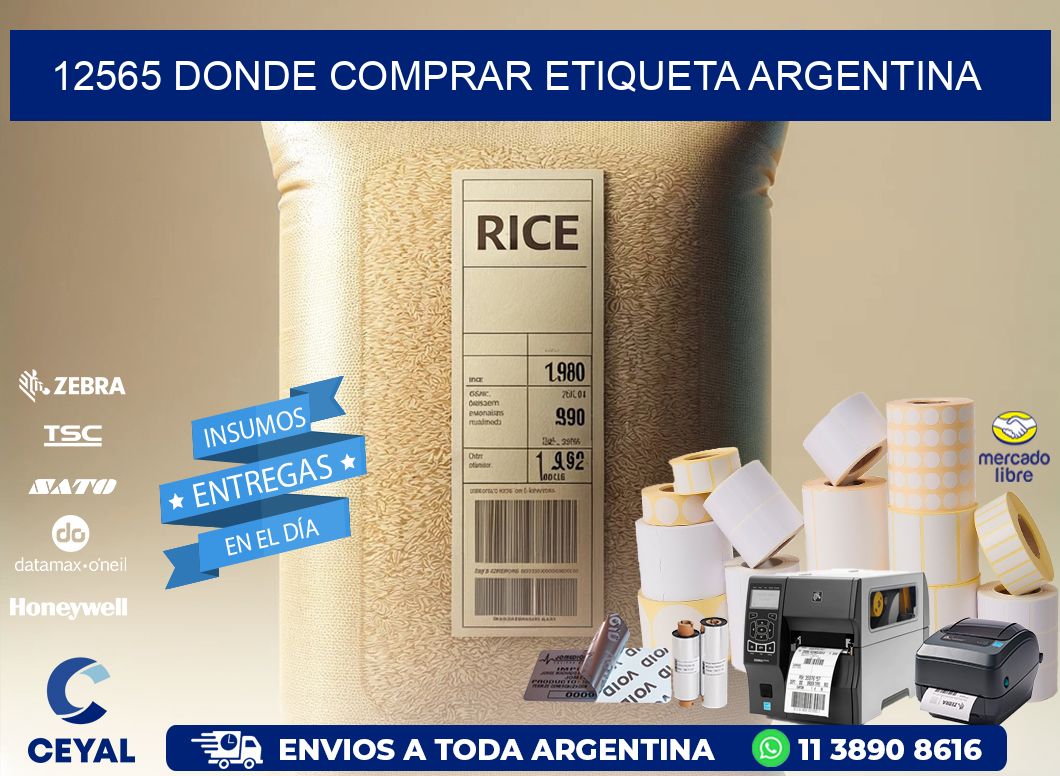 12565 DONDE COMPRAR ETIQUETA ARGENTINA
