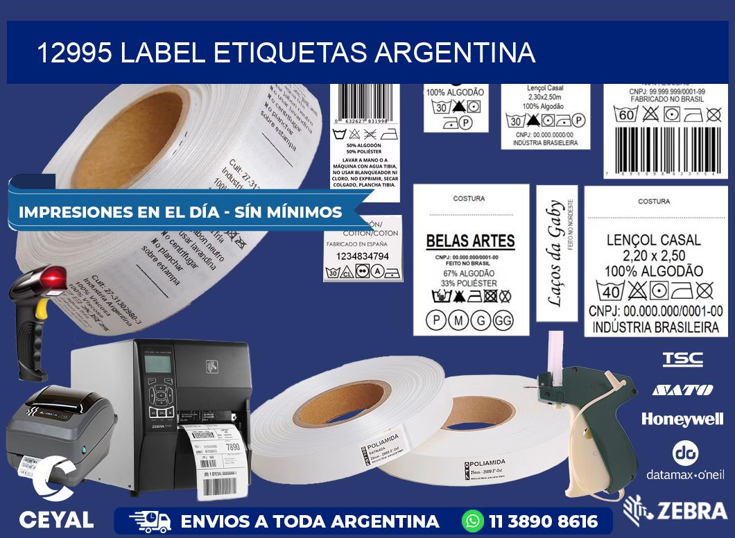 12995 LABEL ETIQUETAS ARGENTINA