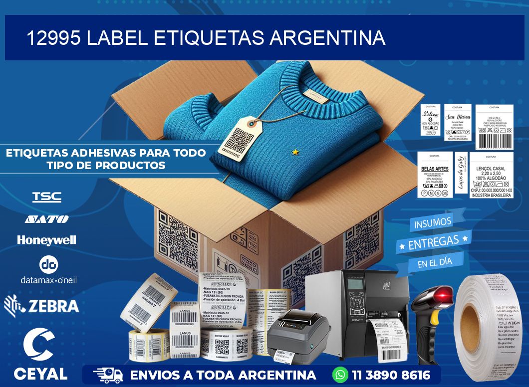12995 LABEL ETIQUETAS ARGENTINA
