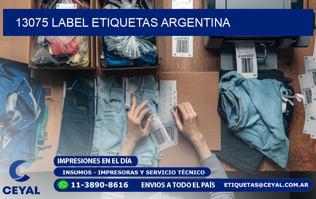 13075 LABEL ETIQUETAS ARGENTINA