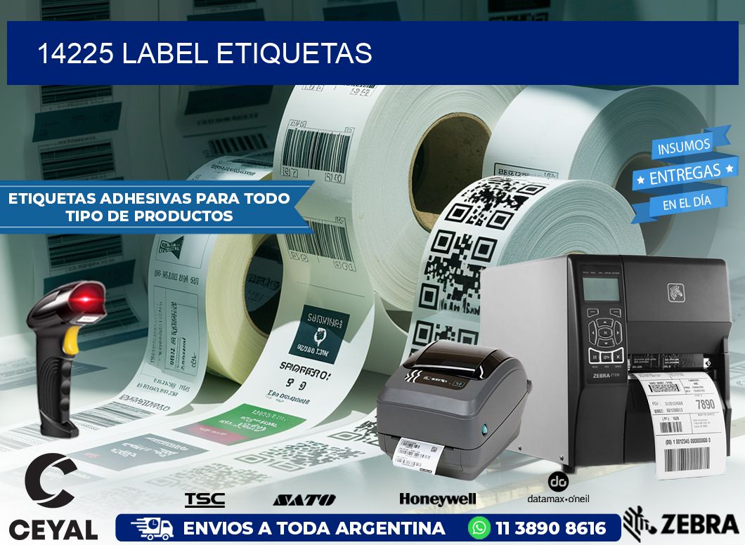 14225 LABEL ETIQUETAS