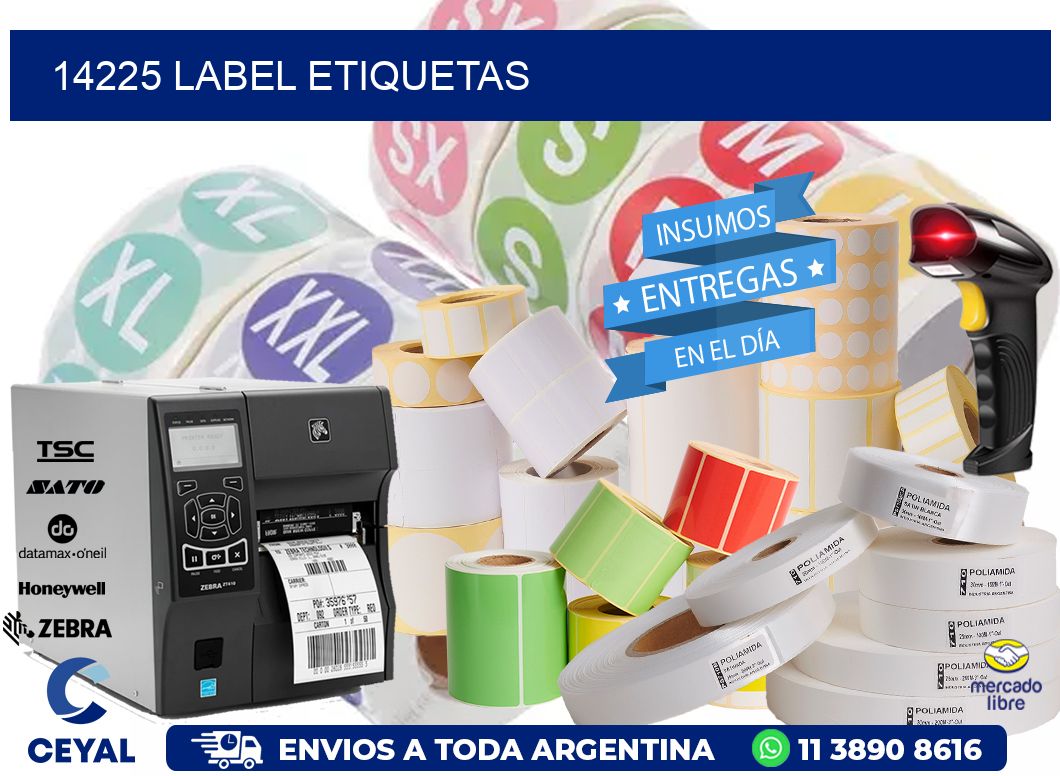 14225 LABEL ETIQUETAS