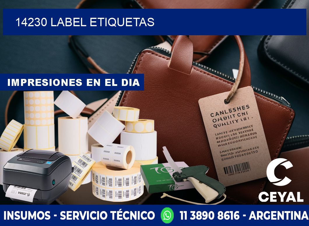 14230 LABEL ETIQUETAS