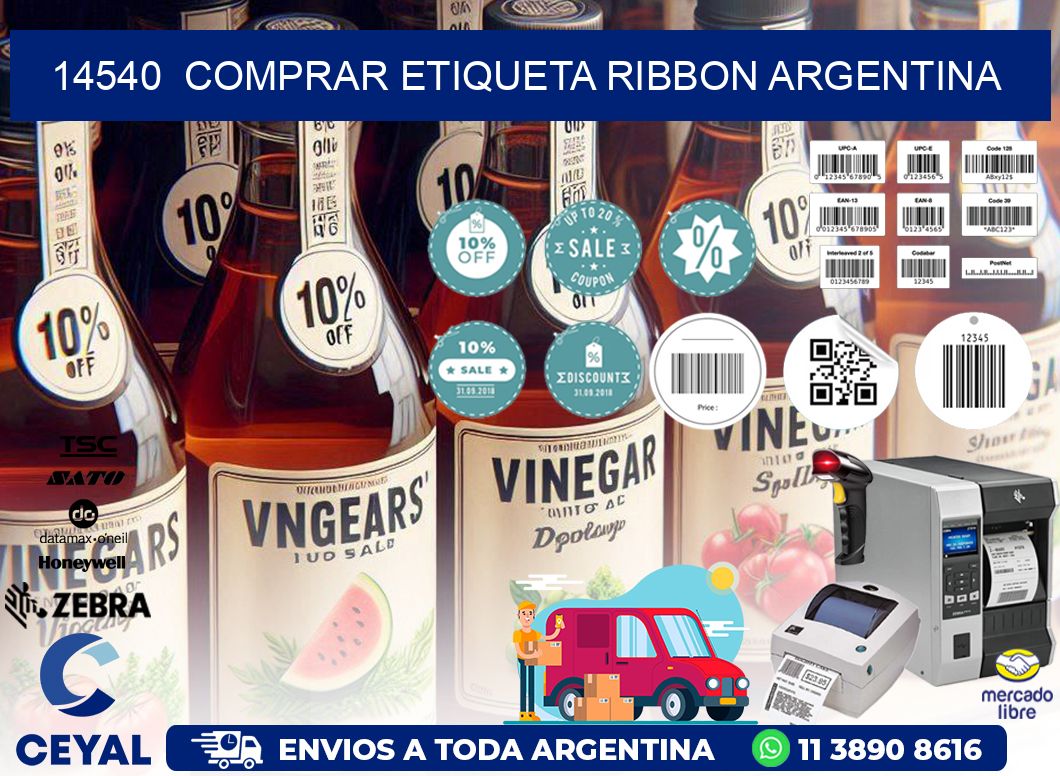 14540  COMPRAR ETIQUETA RIBBON ARGENTINA
