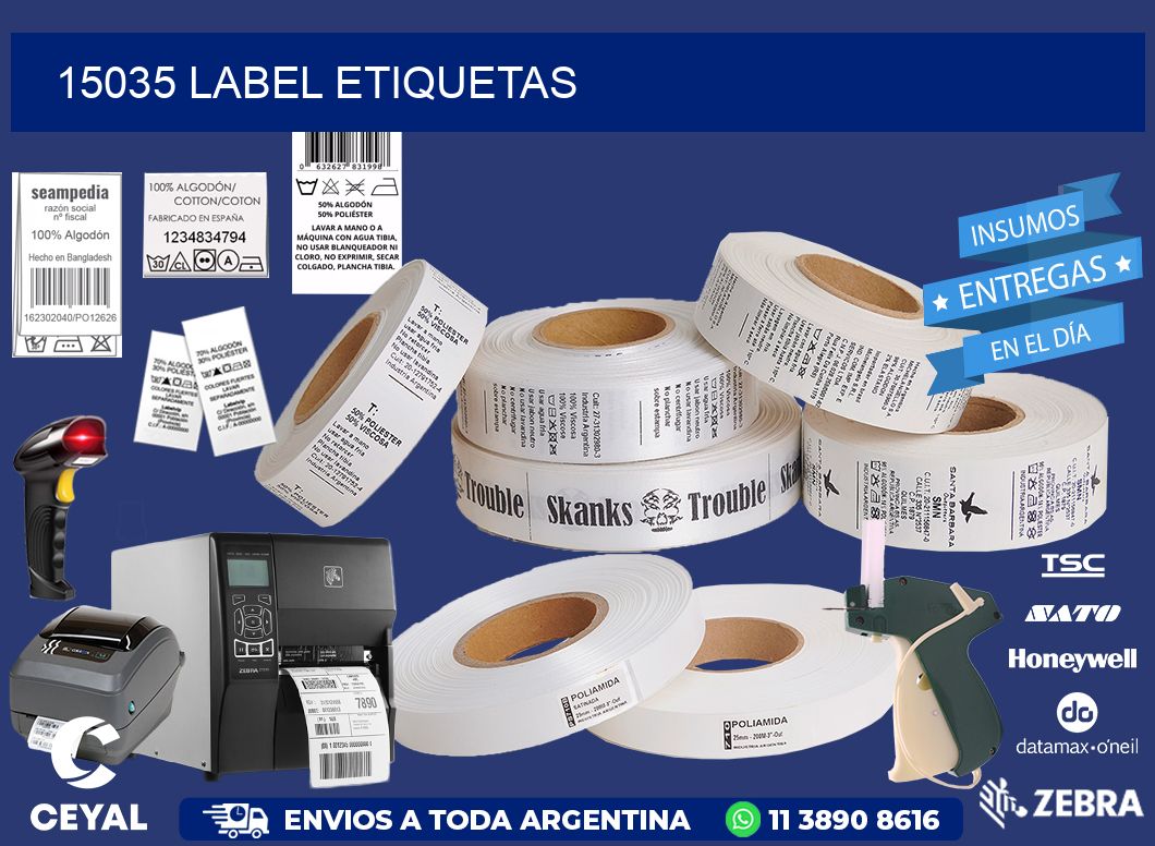 15035 LABEL ETIQUETAS