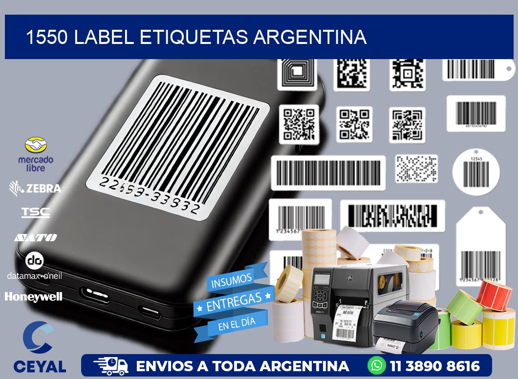 1550 LABEL ETIQUETAS ARGENTINA