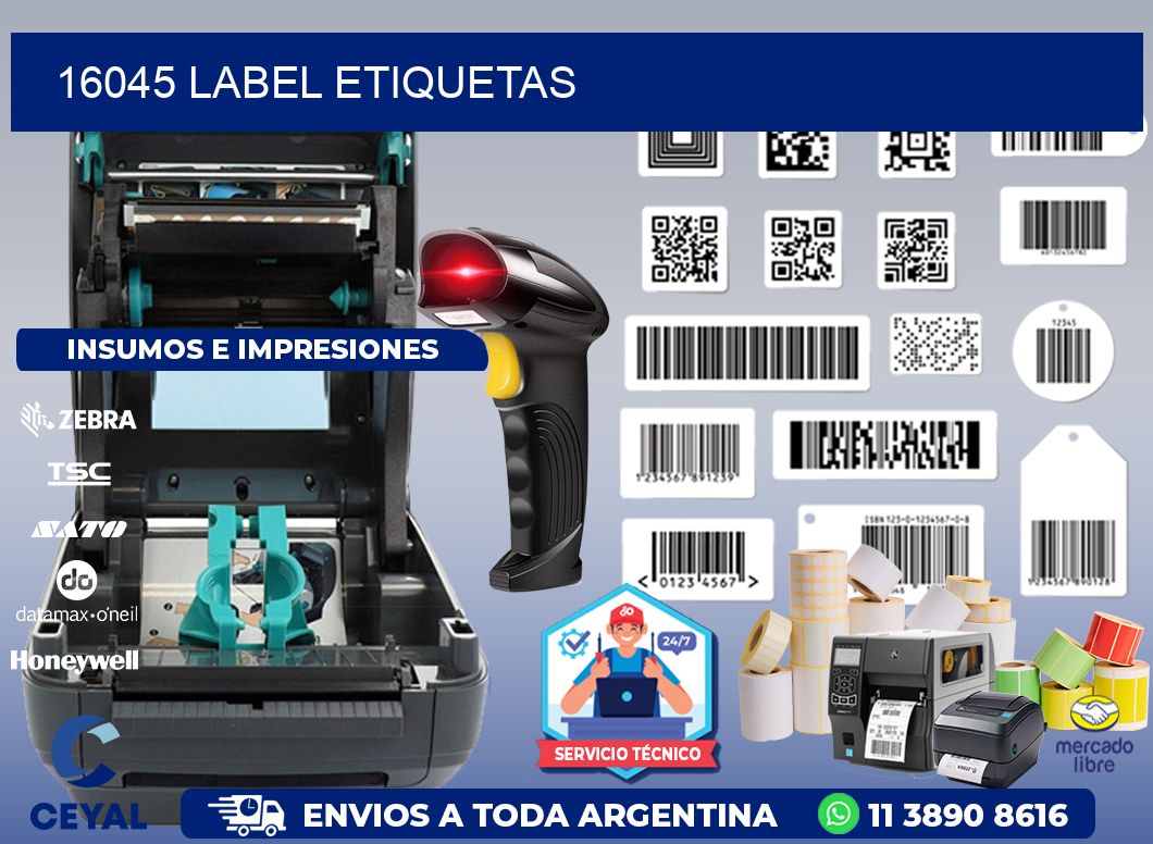 16045 LABEL ETIQUETAS
