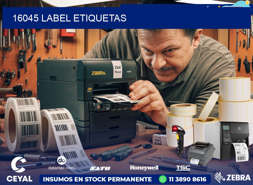 16045 LABEL ETIQUETAS