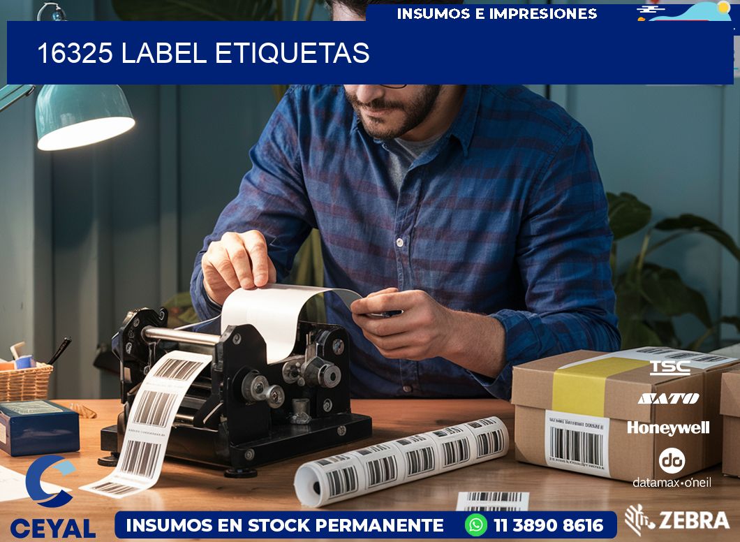 16325 LABEL ETIQUETAS